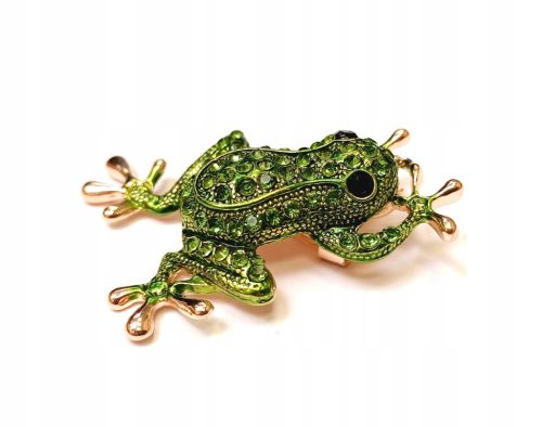  PIN, BROSCHE, BROSCHE, HALSKETTE, ANHÄNGER ANHÄNGER FROSCH FROSCH GOLD