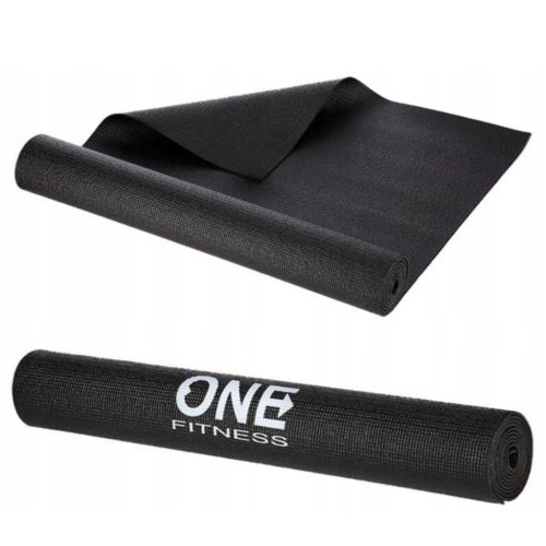  One Fitness Trainingsmatte 173,5 cm x 61 cm schwarz