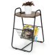  ModernHome Tisch Runde Tische 40 x 47 x 64 cm schwarz