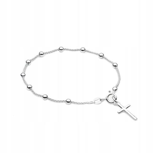  SILBERARMBAND pr. 925 Koreana Ketten-Handgelenk-Rosenkranz