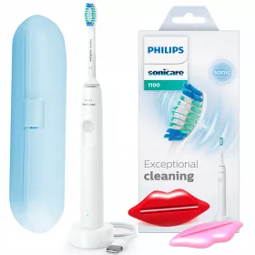  Philips Sonicare Series 1000 Schallzahnbürste mit Etui