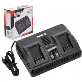  YATO DOPPEL-LADEGERÄT 18V 2,2A YT-828499
