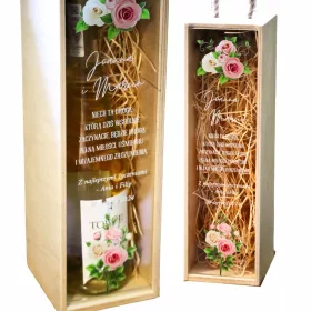  HOCHZEITS-SOUVENIR-Box, Weinkiste, HOCHZEITSGESCHENK