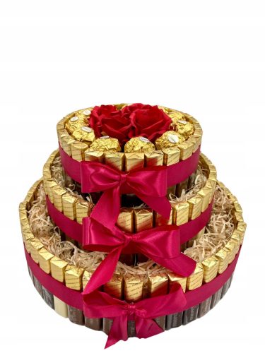  MERCI Cake 3 STORIES Geburtstagsgeschenk Ferrero Rocher Box Süßigkeiten Set