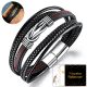  ELEGANTES SCHWARZES LEDERARMBAND KailaArt