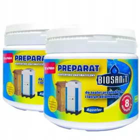    BAKTERIEN für Klärgruben Biosanit Pulver für Latrinen ENTFERNT Gerüche Fett Papier 2