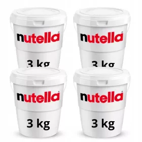 Nutella Ferrero Großpackung - 4x3kg Schokoladen-Nusscreme