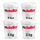 Nutella Ferrero Großpackung - 4x3kg Schokoladen-Nusscreme