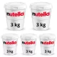 Nutella Ferrero Großpackung 5x3 kg - Haselnuss-Schokoladencreme