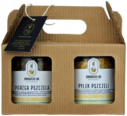  Geschenkset in einer Box – polnisches Bienenbrot und Bienenpollen