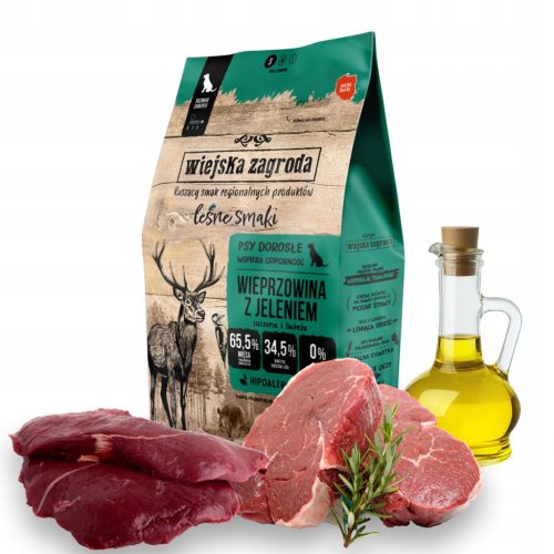  LÄNDLICHES SCHWEINEFLEISCH MIT HIRSCH 9KG