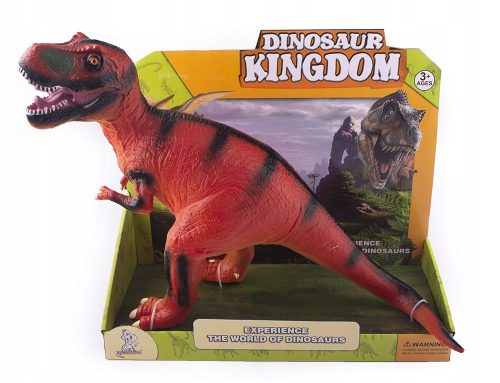  DINOSAURIER T-REX GROSSE GUMMI-FIGUR MIT KLANG 55CM
