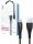  Korgy ACB20 USB-A – USB-C-Kabel, 2 m, schwarzes Nylongeflecht