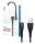  Korgy ALB12 USB-A – Lightning-Kabel 1,2 m, schwarzes Nylongeflecht