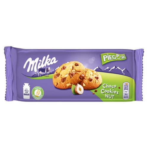 Milka Pieguski Choco Cookie Nut - Kekse mit Milchschokolade und Haselnüssen, 135g