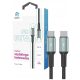  USB-C - USB-C-Kabel Korgy CCB12 60 W 1,2 m schwarze Nylongeflechtdiode