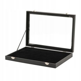  SCHWARZES Klappdisplay für Ringe (9310-31)