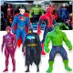  AVENGERS FIGUREN GROSSES SET 5in1 SPIDERMAN BATMAN HULK SUPERMAN FIGUR