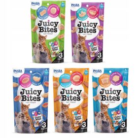    JUICY BITES Garnelen-Meeresfrüchte-Mix INABA, Packungen mit 33,9 g