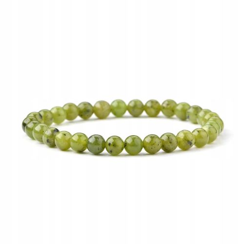  Armband Naturstein Nephritkugeln 6mm