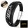  LEDERARMBAND FÜR HERREN UND DAMEN, SCHWARZ KailaArt