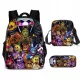  FNAF Schulset, Rucksack, A4-Tasche, Federmäppchen, hohe Qualität