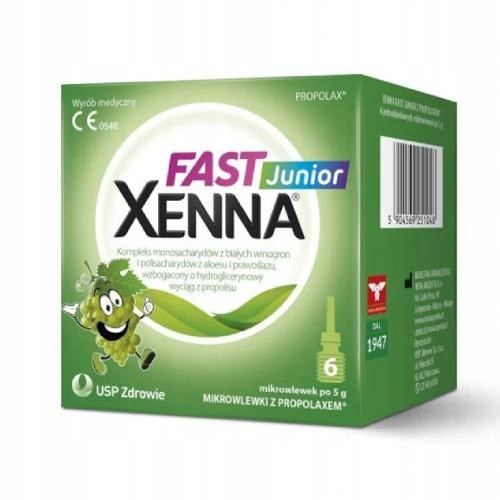  Xenna Fast Junior, rektale Mikroklistiere, ab 1 Jahr, 6 Stück à 5 g