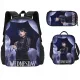  Wednesday Addams SCHULSET, A4-RUCKSACK, TASCHE, Federmäppchen, NEU