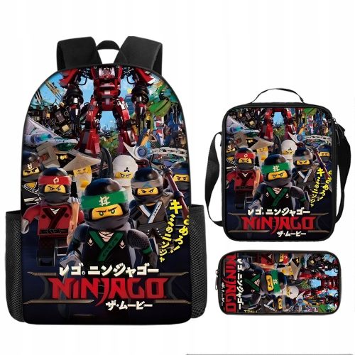  Ninjago Schulset, A4-Rucksack, Tasche, Federmäppchen, hohe Qualität