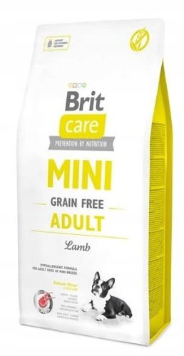  Brit Care Dog MINI getreidefreies Lamm-Hundefutter für Erwachsene, Lamm, 7 kg