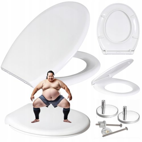  Tycner Toilettensitz WC-SITZ aus weißem Polypropylen