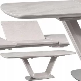    Signal MODERN rechteckiger ausziehbarer Tisch 160 x 90 x 76 cm, Grautöne