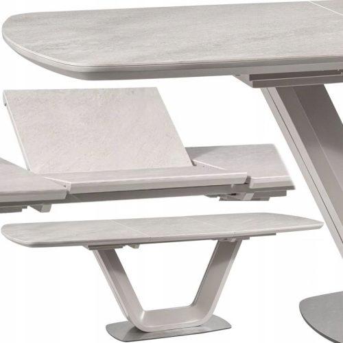  Signal MODERN rechteckiger ausziehbarer Tisch 160 x 90 x 76 cm, Grautöne