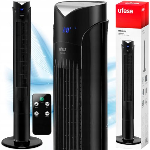  Ufesa Helsinki Säulenventilator schwarz