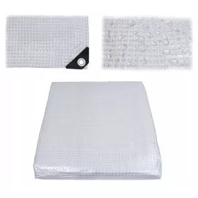   Robuste, transparente Plane 4x8m, 100g/m², verstärkt und wetterfest