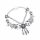  Fashion BT100 modulares Silberarmband, 19 cm