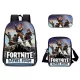  Neuer Fortnite-Schulset-Rucksack, A4-Tasche, Stiftetui, hohe Qualität