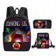  AMONG US SCHULSET-RUCKSACK, A4-TASCHE, Federmäppchen von hoher Qualität