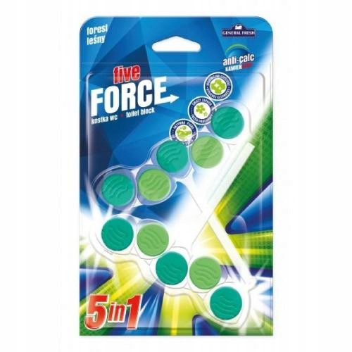  General Fresh Five Force Wood Toilettenblock, 2x50g