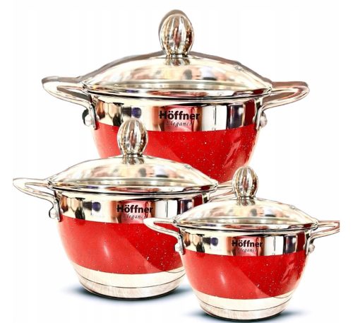  Set mit 6 Töpfen HOFFNER HF-4452