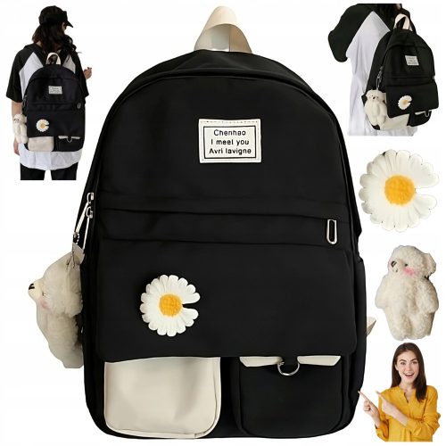  Schulrucksack mit mehreren Fächern Grüntöne 35 l