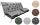  Gartenkissen-Set 150x60x50 cm für Hollywoodschaukel wasserdicht