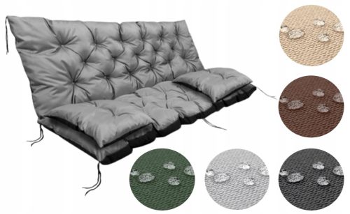  Gartenkissen-Set 150x60x50 cm für Hollywoodschaukel wasserdicht