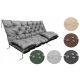  Gartenkissen-Set 150x60x50 cm für Hollywoodschaukel wasserdicht