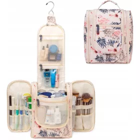    Reise-Kosmetiktasche zum Aufhängen – wasserdichter Organizer für Damenkosmetik