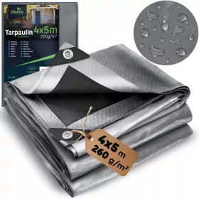   HDPE Abdeckplane 400 x 500 cm - UV-beständig, frost- und wasserdicht