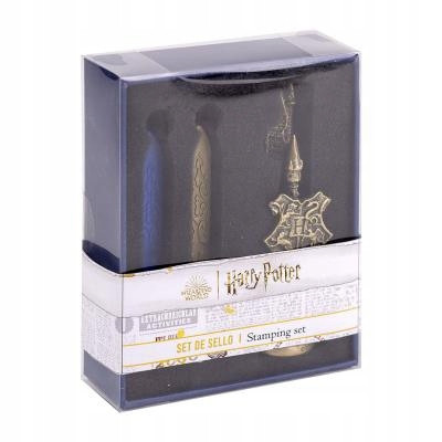  CurePink Geschenkset - Harry Potter: Hogwarts Stempel (10 x 13 x 4 cm)