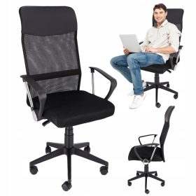  all4home-garden Proline Drehsessel, schwarz