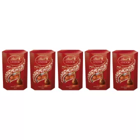   Lindt Lindor Pralinen aus Vollmilchschokolade, 5x200g Packung