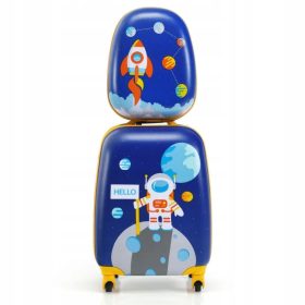  Astronauten Kinderkoffer 12"+16" + Rucksack